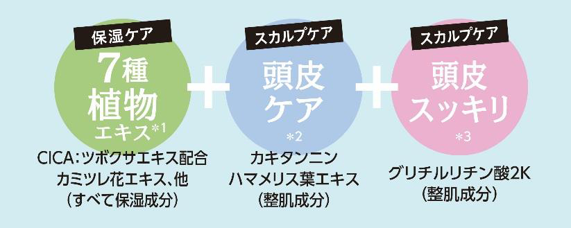 ●水なし洗髪＋保湿＋スカルプケア
